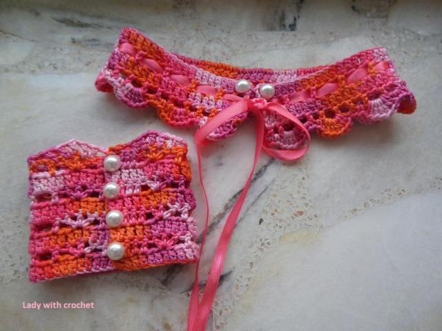 Ręcznie wykonane szydełkowe kołnierzyki by Lady with crochet