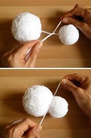 śnieg, bałwan, ciekawy pomysł, pluszak, zima 