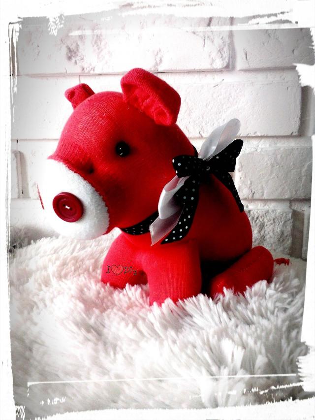 skarpeciaki, skarpetka, rękodzieło, przytulanka, miś, własnoręcznie robione, diy 