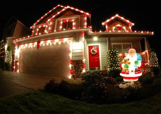 lampki świąteczne, dekoracje do ogrodu, boże narodzenie 2017, świąteczne oświetlenie 