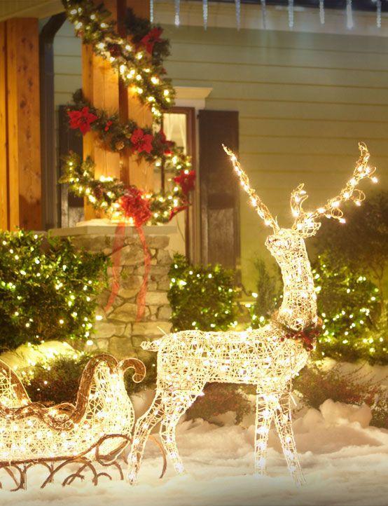 świąteczne oświetlenie, lampki świąteczne, dekoracje do ogrodu, boże narodzenie 2017 